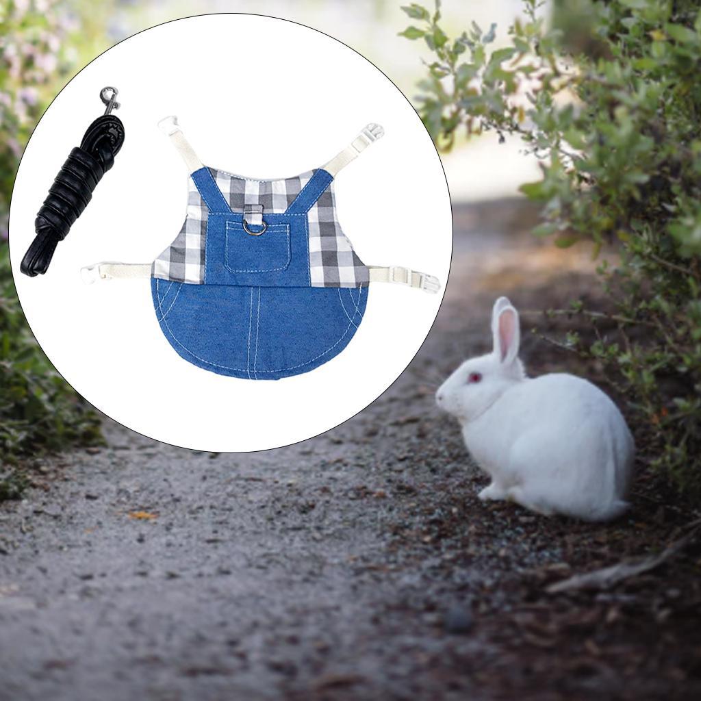 Rabbit Vest Harness Soft Breathable Jacket Coat for Walking Pet Supplies