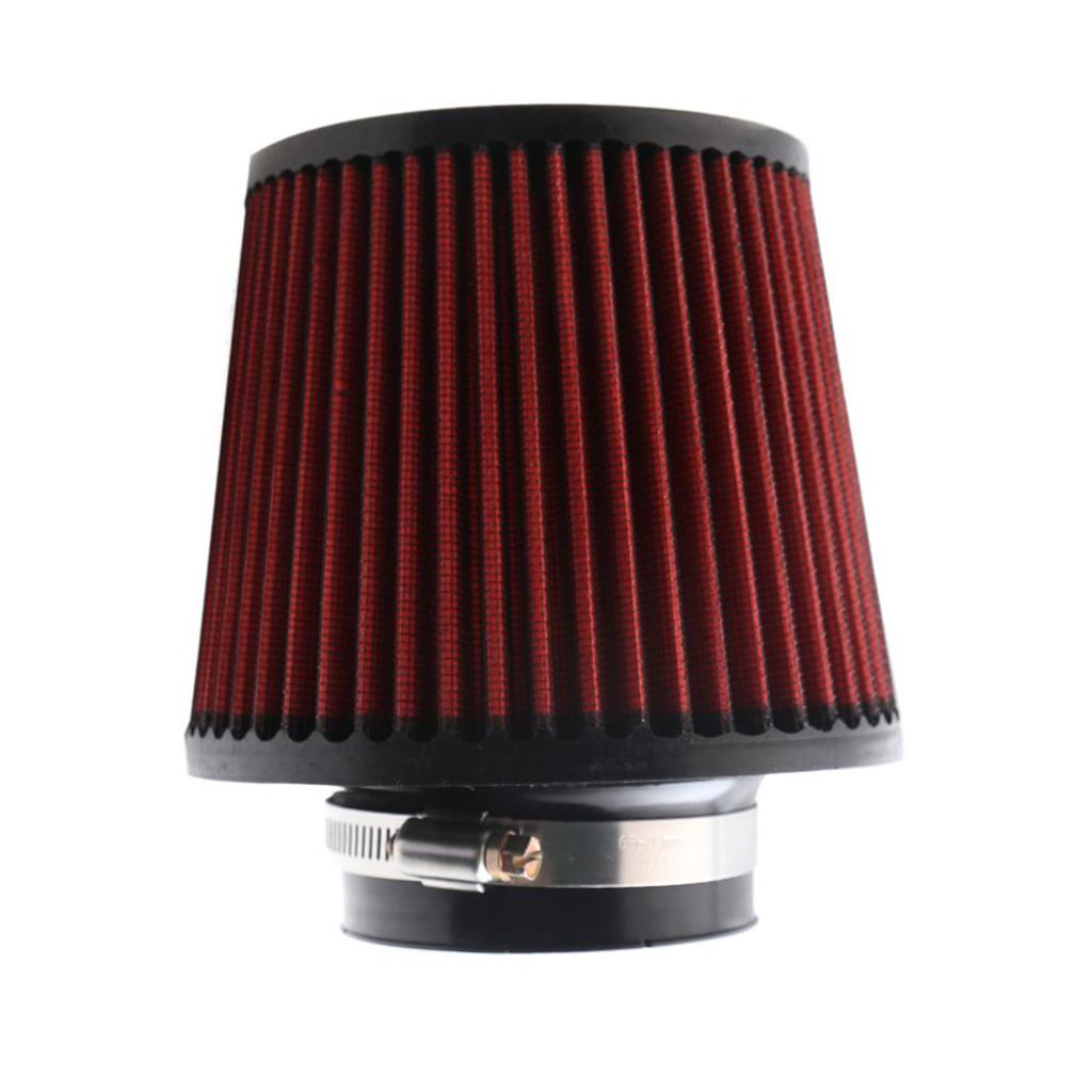2pcs 76mm 3inch Neck Double Cone High Intake Air Filters for Auto Overhaul