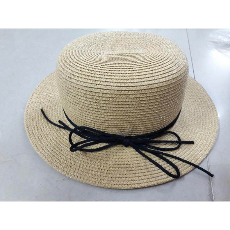 Mũ cói NƠ NHỎ tiện dụng mùa hè