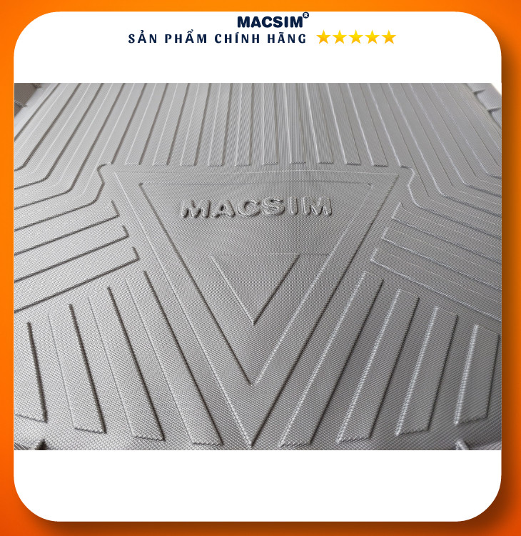 Thảm lót cốp xe ô tô MAZDA CX5 2017+ (qd) nhãn hiệu Macsim chất liệu TPV cao cấp màu đen