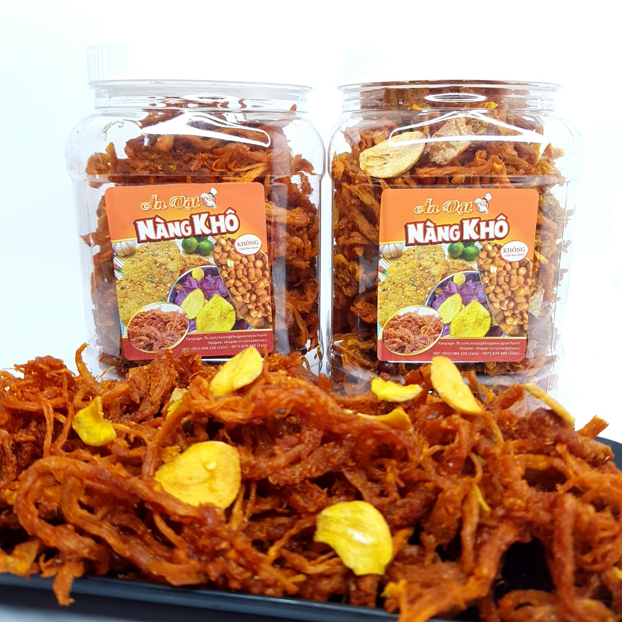 Khô heo cháy tỏi loại 1 thương hiệu Nàng Khô - 1 kí