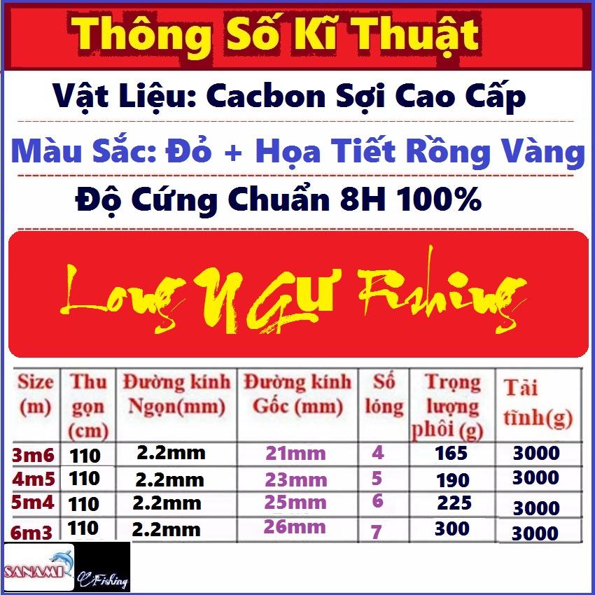 Cần Câu Tay 8h Nội Địa Long Ngư SANAMI FISHING