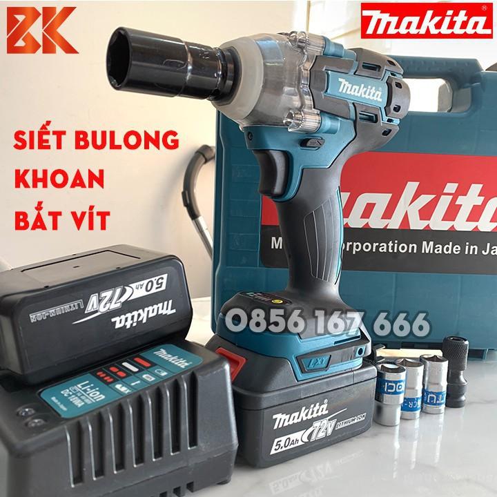 Máy Siết Bulong MAKITA 72V – Máy Siết Bu Lông, Khoan Pin - Bắn Vít Ko Chổi Than