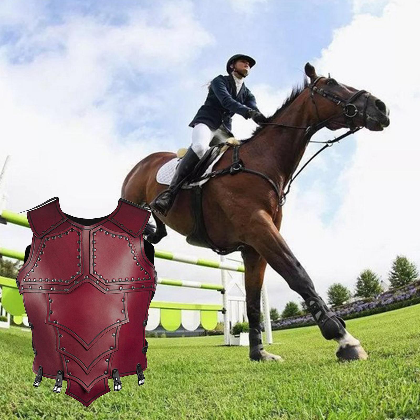 Horse Riding Vest, Equestrian Body Protector Vest | Horse Riding Training Waistcoat Body Safety Vest for Unisex Adults, M