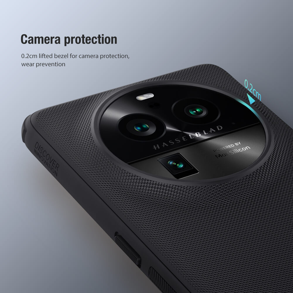 Ốp lưng dành cho Find X6 Pro cao cấp Nillkin Frosted Shield Pro - Hàng nhập khẩu