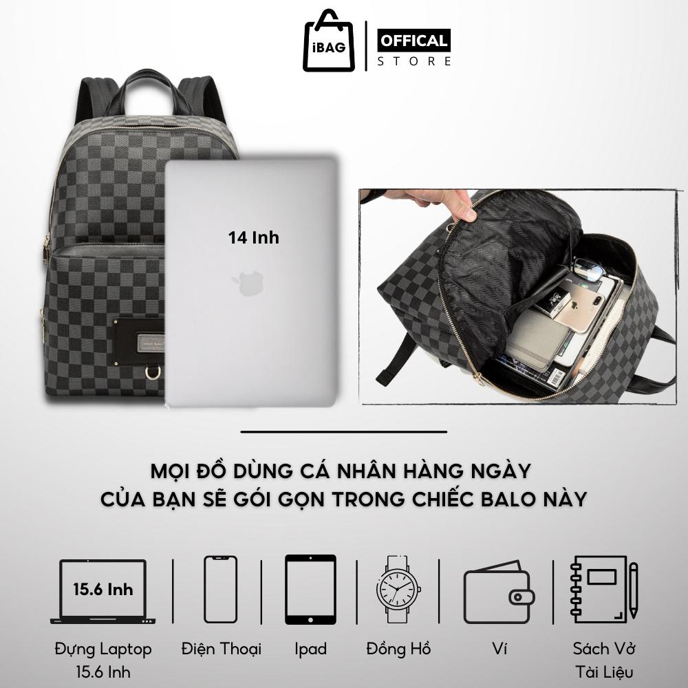 Balo Da Thời Trang Ulzzang Nam Nữ,Da PU Cao Cấp,Đựng Laptop 14 inh-Chống nước,Kiểu dáng trẻ trung, cá tính -