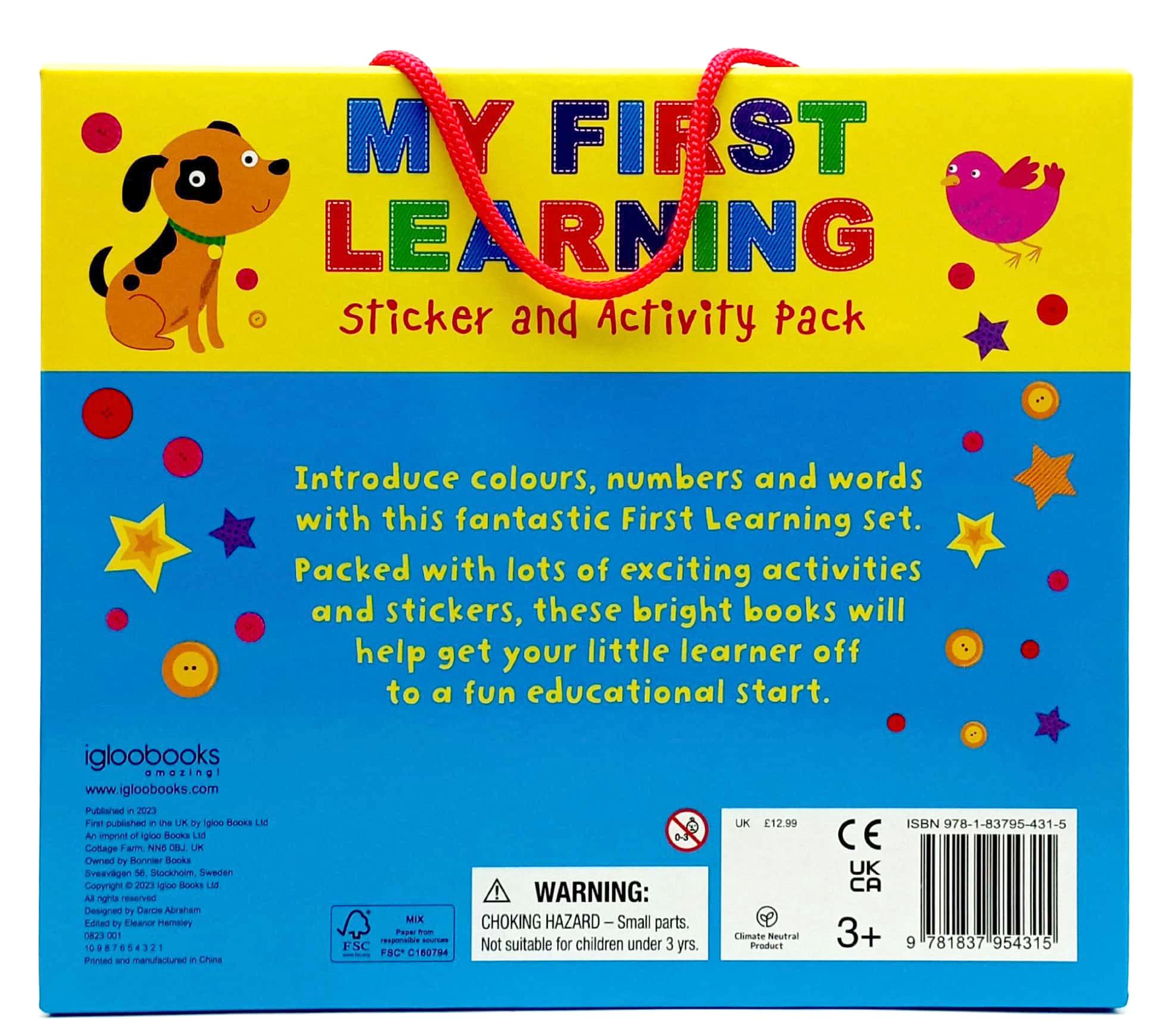 My First Learning Sticker and Activity Pack