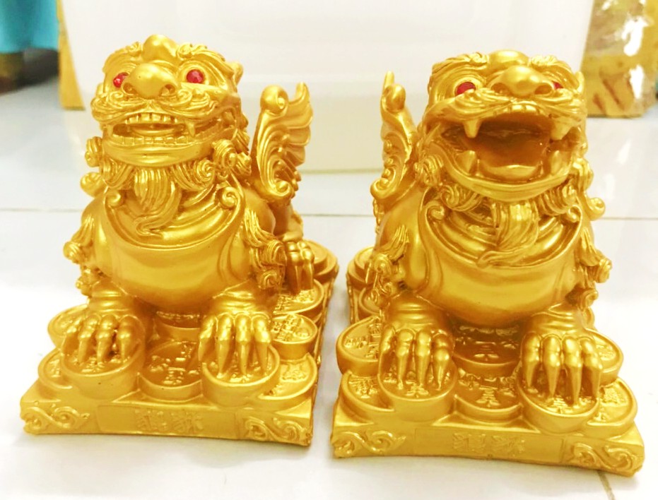 Tượng Tỳ Hưu Vàng phát tài, phát lộc cho việc kinh doanh, buôn bán