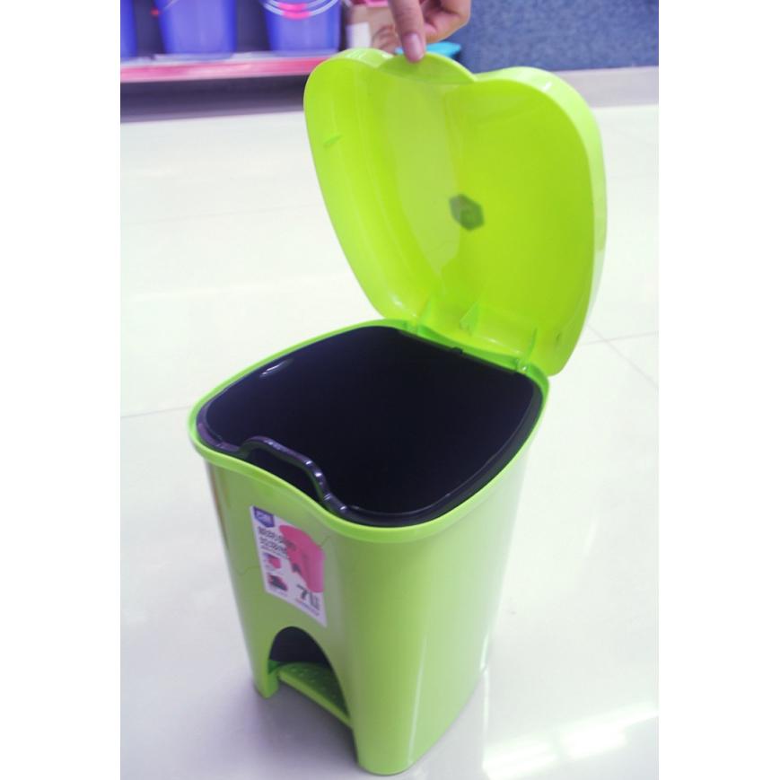 Thùng Rác Đạp Chân 7L Nhựa PP Cao Cấp