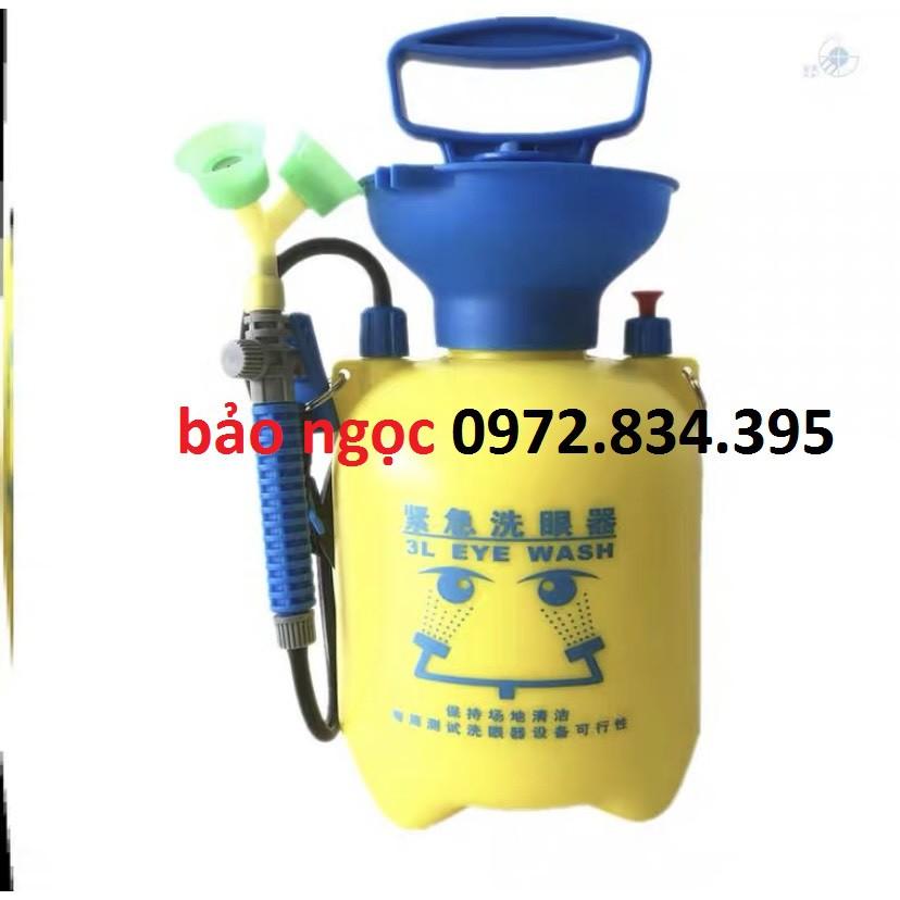 Bồn rửa mắt di động 3L,bình rửa mắt di động 3l,bình rửa mắt khẩn cấp