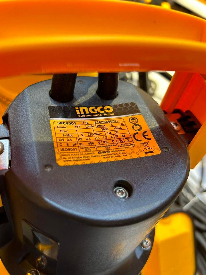 MÁY BƠM CHÌM NƯỚC SẠCH 400W INGCO SPC4001 - HÀNG CHÍNH HÃNG