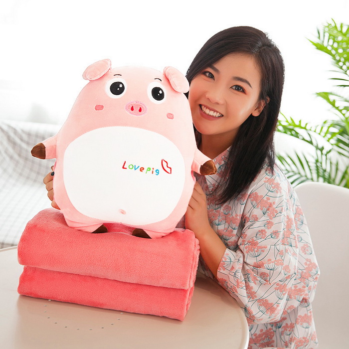 Gấu bông heo LOVE PIG cute 40cm TNB219 Mẫu 2, Heo bông ngộ nghĩnh đáng yêu