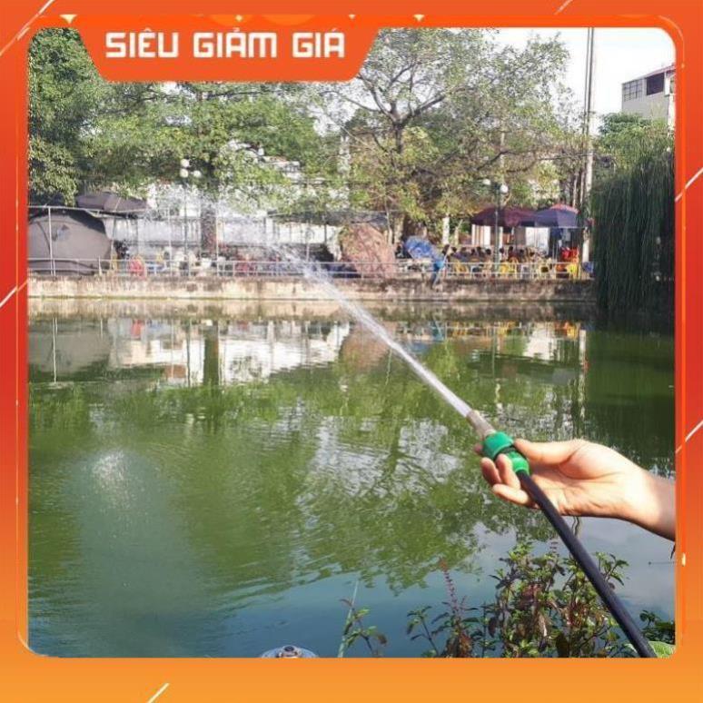 Đầu vòi xịt tăng áp mini bằng đồng có siết vòi đi kèm phun nước rửa xe, tưới cây tăng áp đa năng 206587