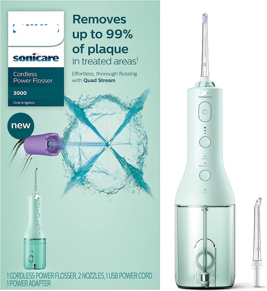 Máy tăm nước Philips Sonicare kabelloser Power Flosser 3000 Model HX3806 / 24