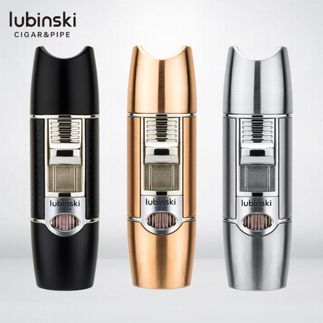 Vỏ Hột Quẹt Bật Lửa Khò Gas 1 Tia Cực Mạnh Lubinski YJA -10022 Thiết Kế Đẹp Độc Lạ Đa Năng - Giao Màu Ngẫu Nhiên