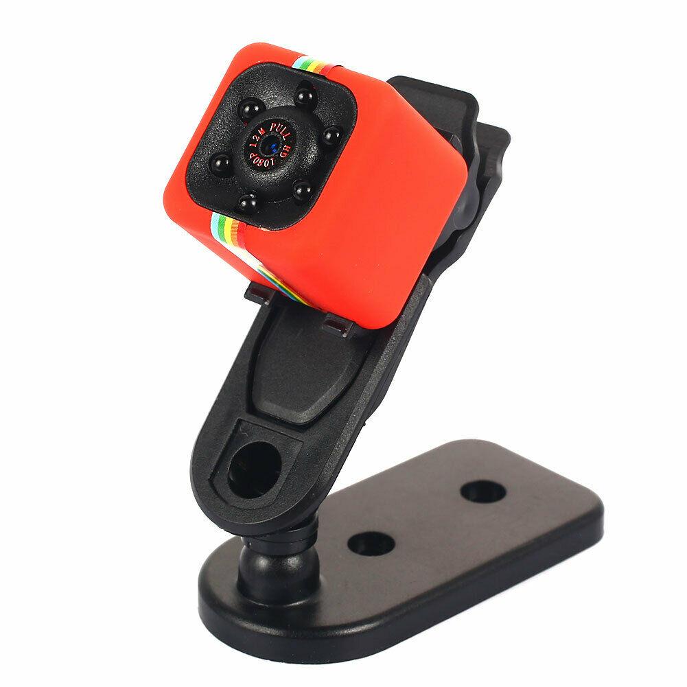 Sq11 Hd 1080p Mini Camera 6 Leds Night Vision Wide View Built-in Mic Portable Camera