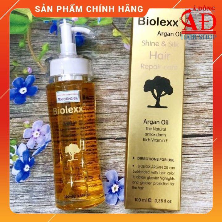 TINH DẦU DƯỠNG BÓNG PHỤC HỒI TÓC BIOLEXX ARGAN OIL chính hãƞg ITALY 100ML + Gội xả gói Karseell 15ml