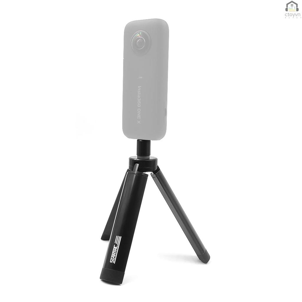 Giá đỡ ba chân STARTRC mini bằng hợp kim nhôm có thể gập lại 1/4 inch cho Insta360 ONE/ ONE X/ EVO/ GO Camera