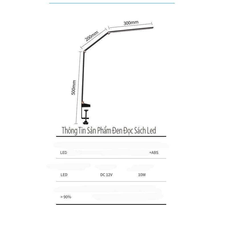 Đèn đọc sách gấp gọn thông minh có kết nối app điện thoại điều chỉnh độ sáng gd10 - đèn học, đèn bàn