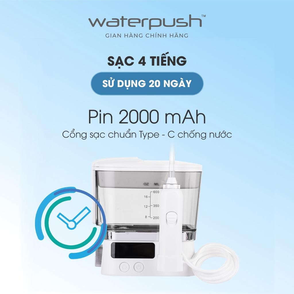 Máy tăm nước gia đình cao cấp WaterPush 1912 - Bình siêu lớn 300ml -  1 đổi 1 trong 12 tháng