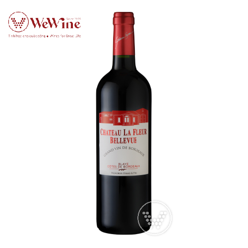 Rượu Vang Đỏ Pháp Chateau La FLEUR Bellevue Red wine 1ères Cotes de Blaye Cabernet Sauvignon Merlot 2019