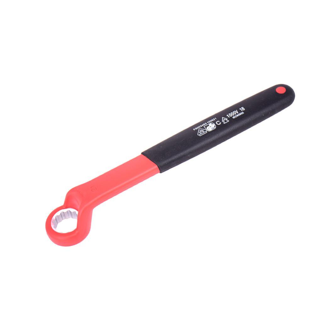 Ring Spanner Box End Insulated 1000V Cranked Offset Wrench Racheting