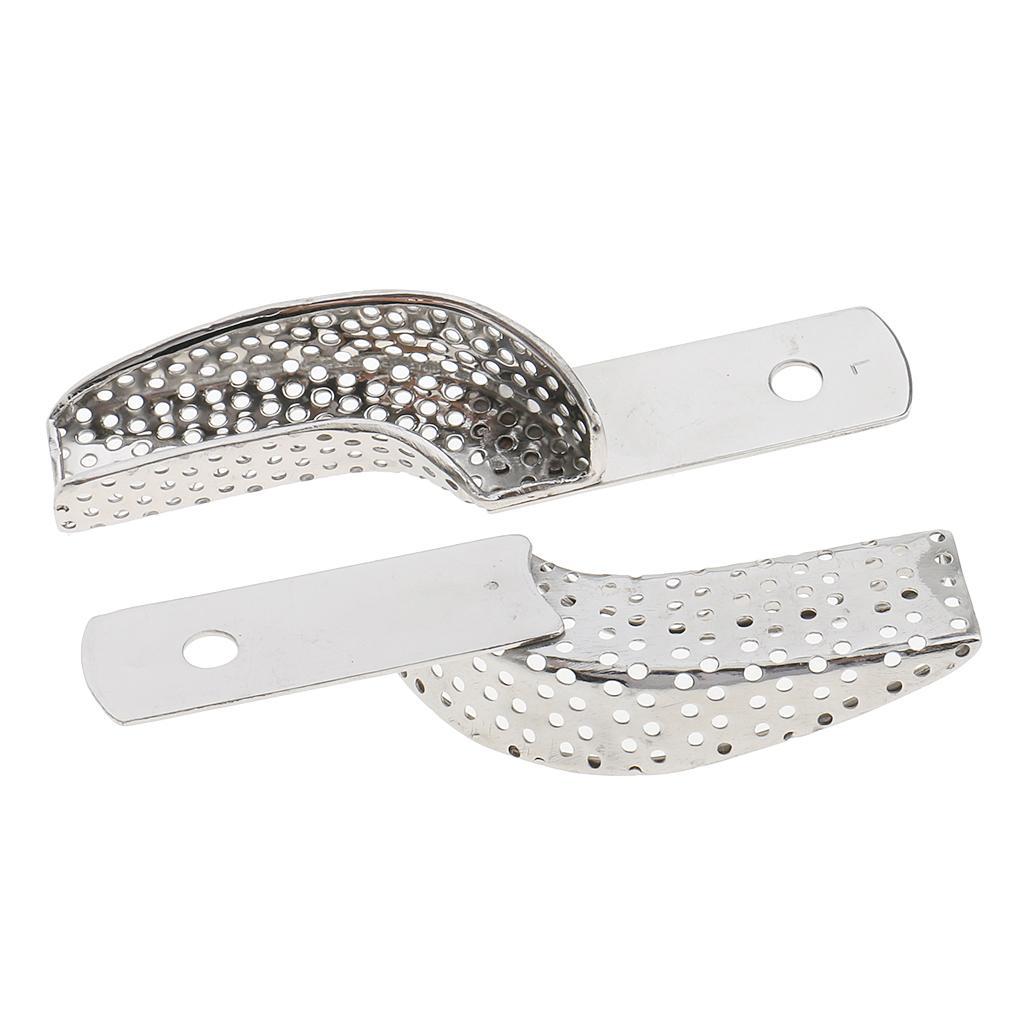3pcs Stainless Steel Impression Teeth Tray Autoclavable