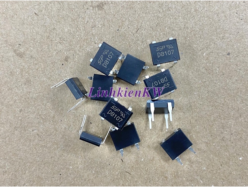 Chỉnh Lưu Cầu - Diode Cầu DB107 1A 1000V DIP-4 Mới Chính gốc