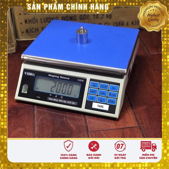 CÂN ĐIỆN TỬ THÔNG DỤNG VIBRA HAW 3/6/15/30KG-DÙNG TRONG NGÀNH SẢN XUẤT CHẾ TẠO, VĂN PHÒNG-BH 12 THÁNG