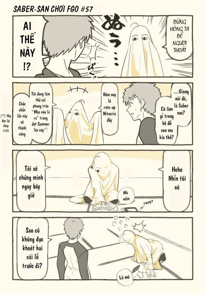 saber-san chơi fgo! chapter 51 9
