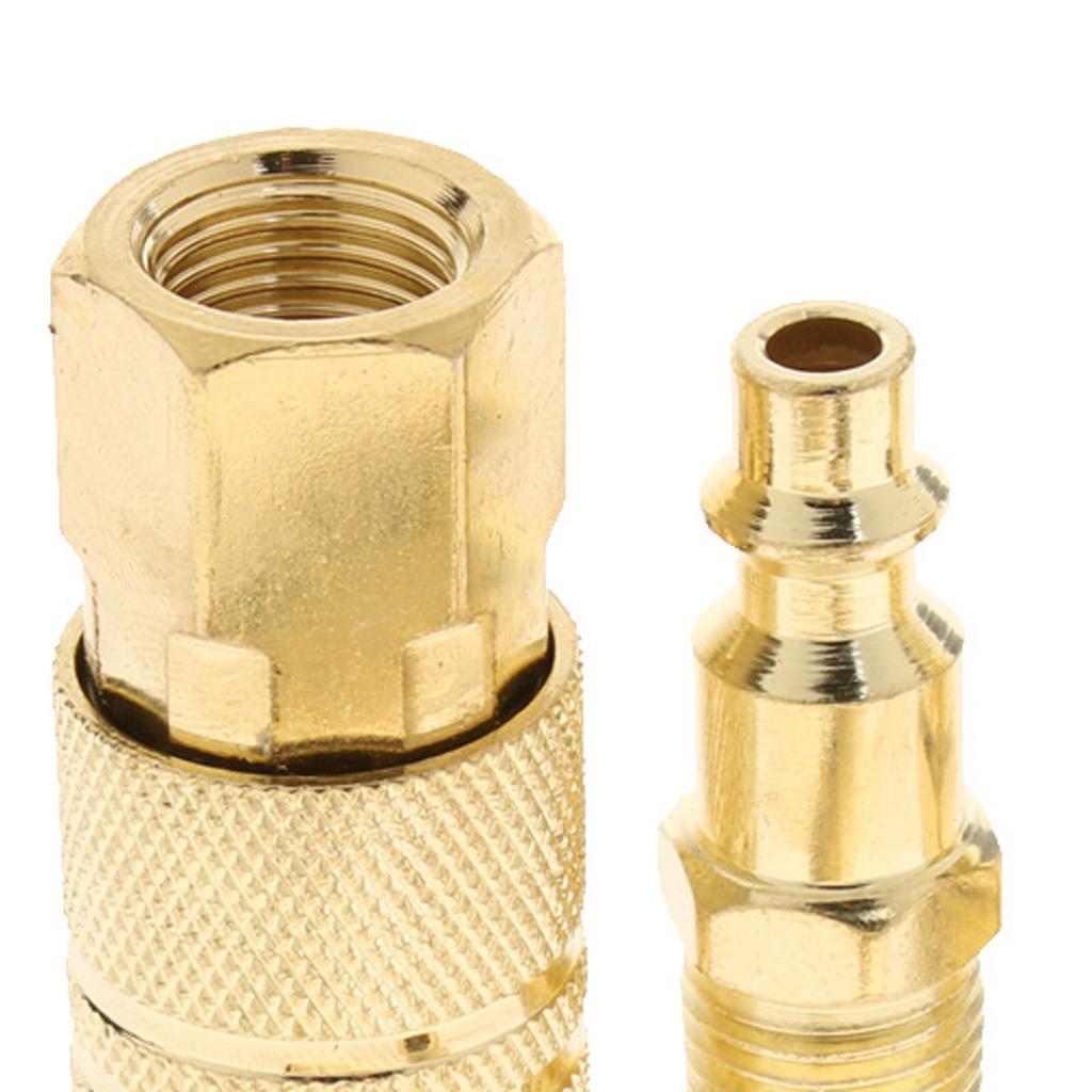 5 Đầu Nối Nhanh Bộ Không Khí Đầu Nối Ống Phụ Kiện 1/4 Inch Dụng Cụ Cắm, Bền Đẹp