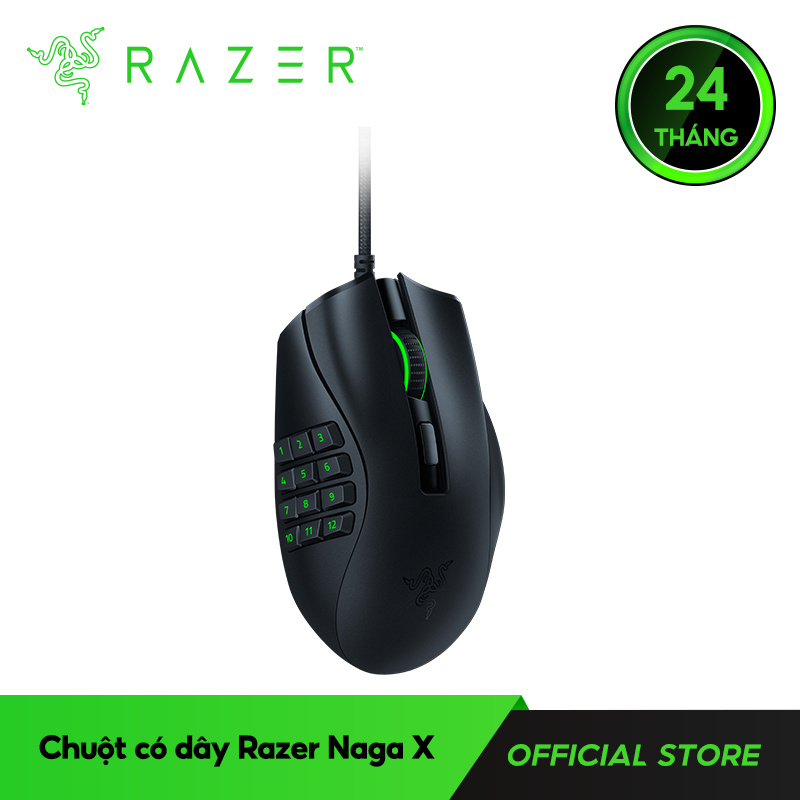 Chuột Razer Naga X_RZ01-03590100-R3M1- HÀNG CHÍNH HÃNG