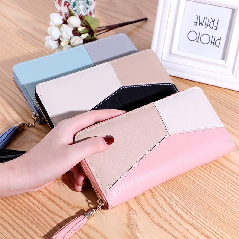 Ví Nữ Cầm Tay, Bóp Ví Nữ Dài Cầm Tay Đẹp Nhỏ Gọn Thời Trang Hàn Quốc Cao Cấp (Có Hàng Sẵn) Loại Xịn