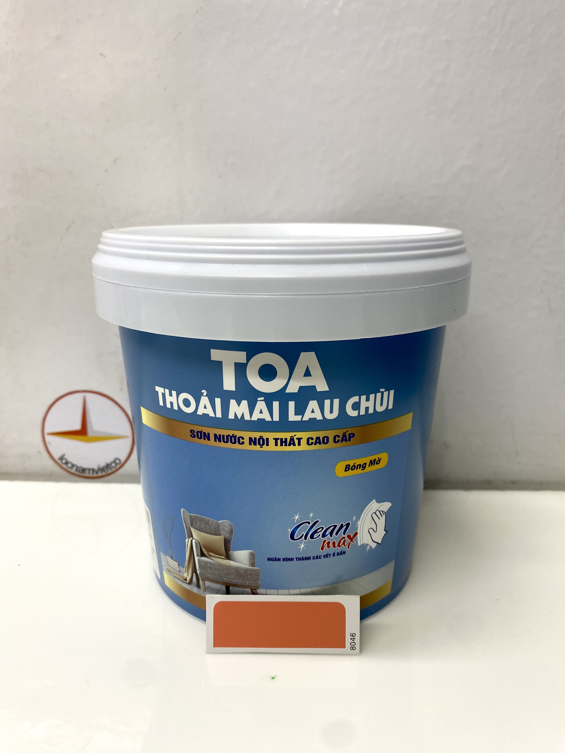 Sơn phào chỉ cho trần nhà Toa thoải mái lau chùi màu C- 8046 _1L
