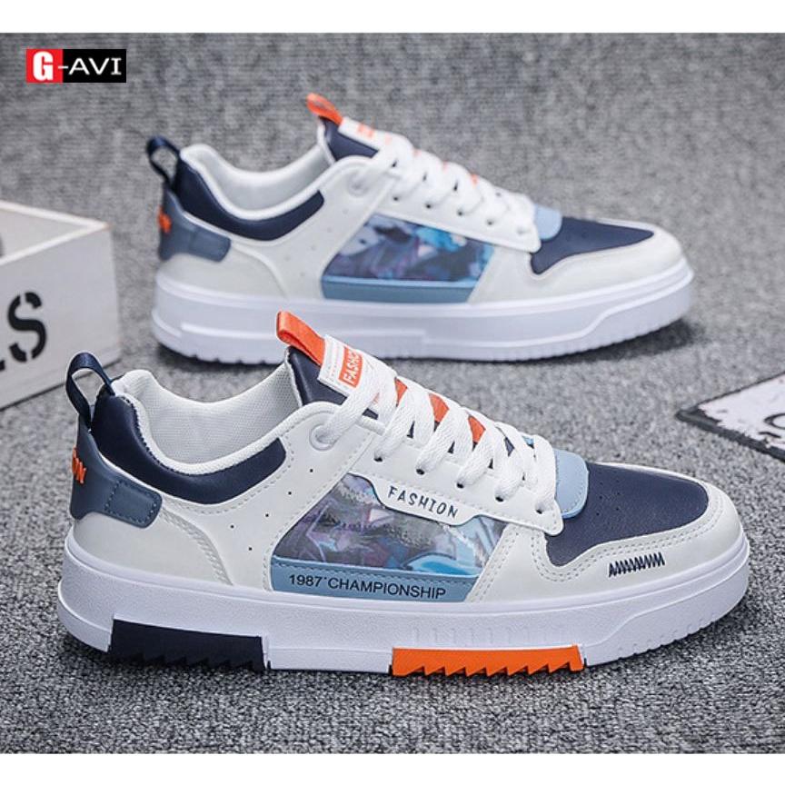 Giày sneaker nam mẫu mới kiểu dáng trẻ trung phong cách cá tính mẫu hot trend 2023 mã 007