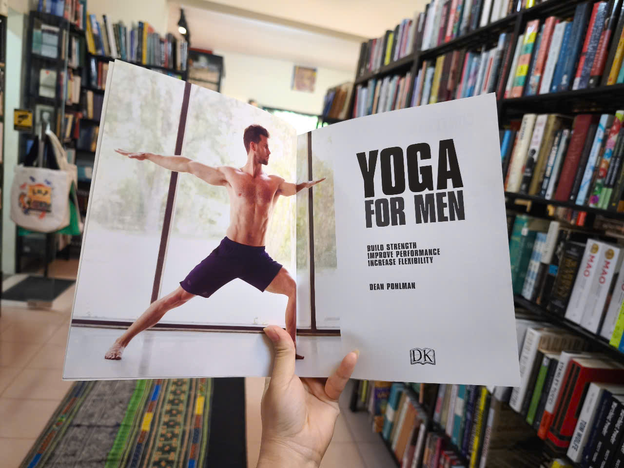 Sách - Yoga For Men: Build Strength, Improve Performance, Increase Flexibility by Dean Pohlman - Fitness/ Health /Sports In English