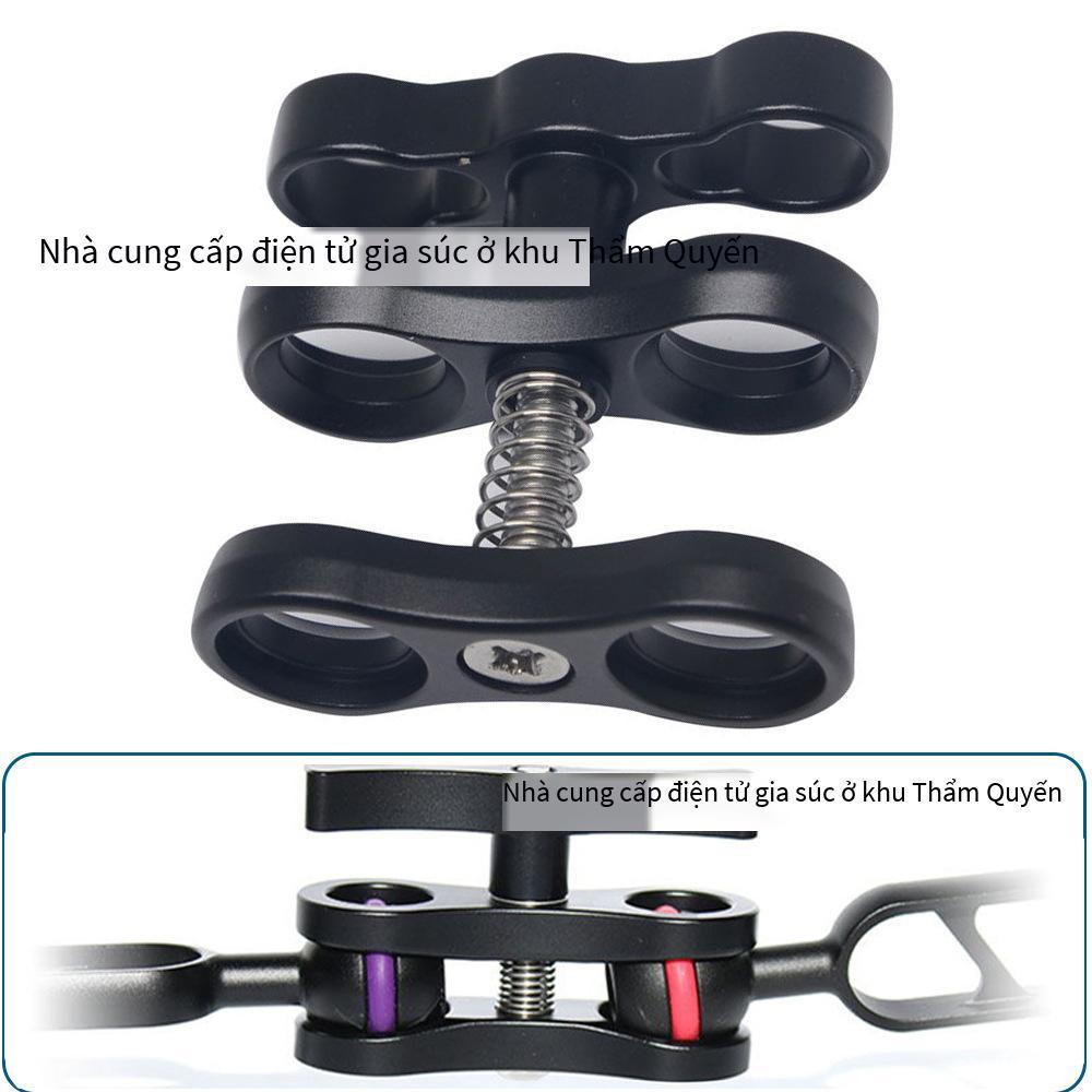 Vận Chuyển Nhanh Lặn Kẹp Bướm Gopro11 10 9 8 Đèn Lặn Kẹp Cánh Tay Phụ Kiện Chụp Ảnh Lấp Đầy Ánh Sáng Camera Adapter Đầu Bóng