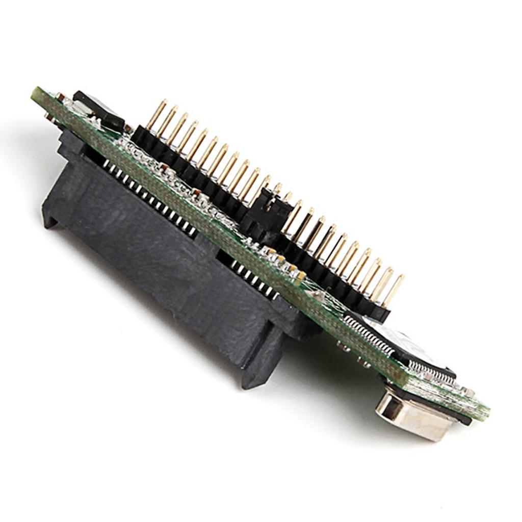 2Pieces SATA to 44Pin 2.5'' IDE Male HDD Adapter Plug Converter Female 7+15 Pin SATA