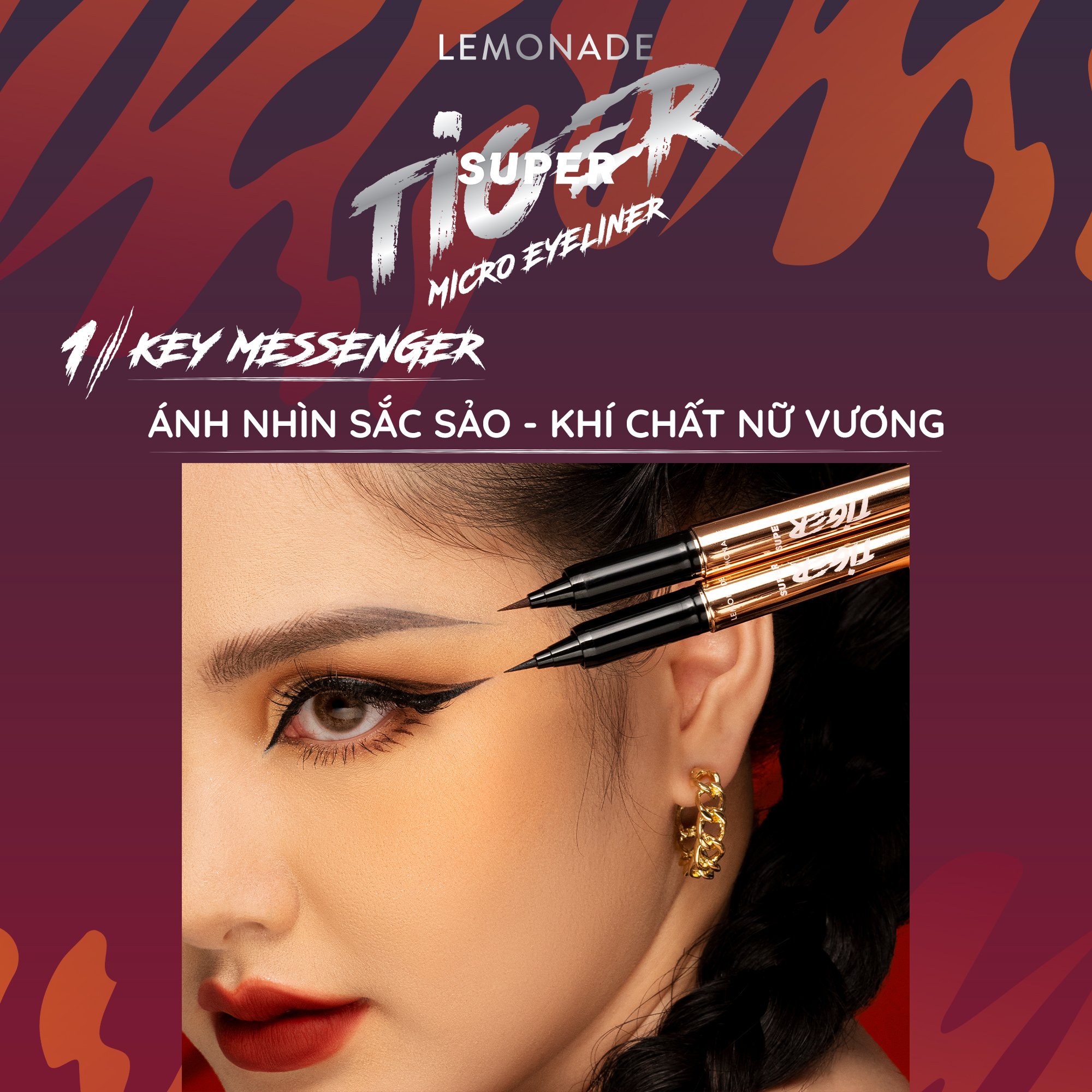 Bút kẻ mắt siêu mảnh Lemonade SuperTiger Micro Eyeliner 1g