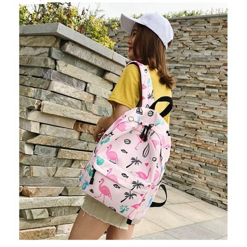 Balo Vải Đi Học Cho Nữ Phong Cách Ulzzang Cực Xinh Ulzzang