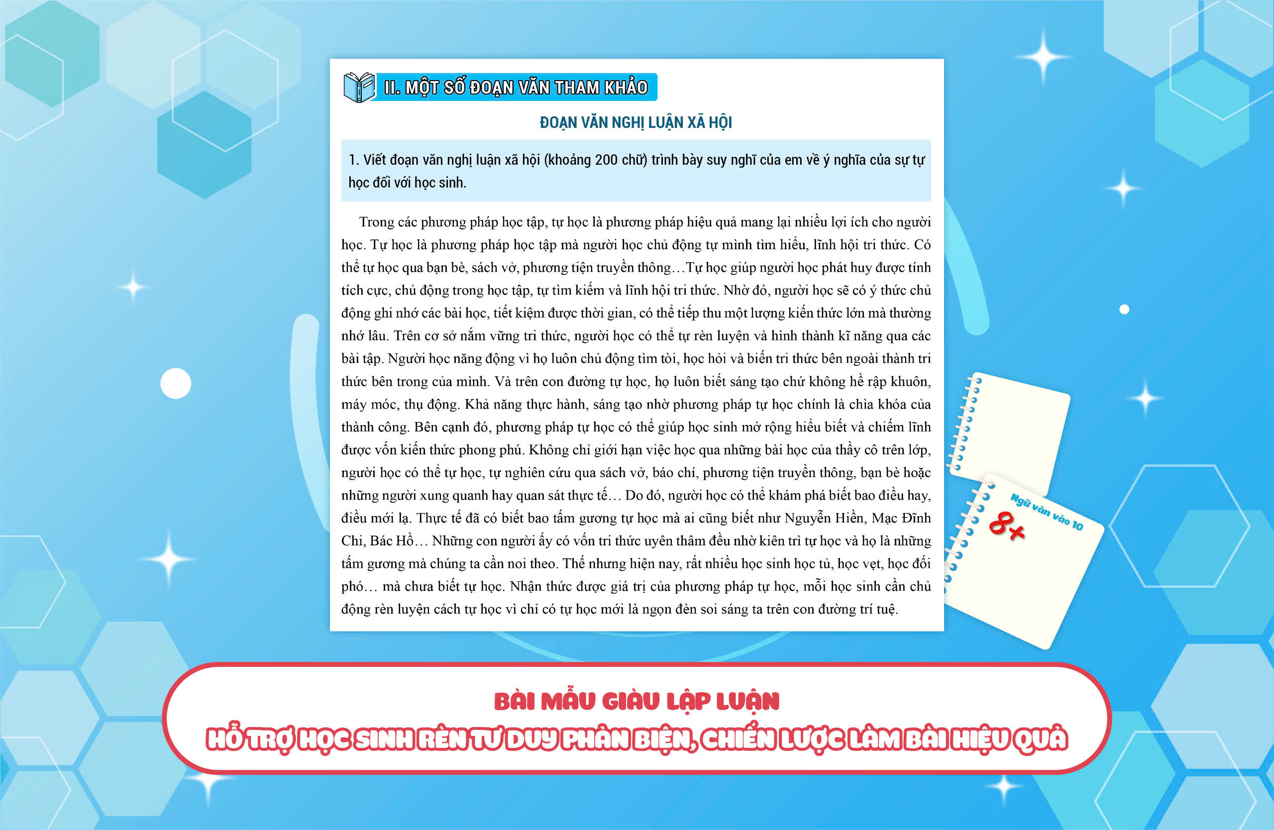 Chinh phục 8+ luyện thi vào lớp 10 môn Ngữ Văn theo chủ đề (sách ôn luyện cho các bộ sách giáo khóa mới)