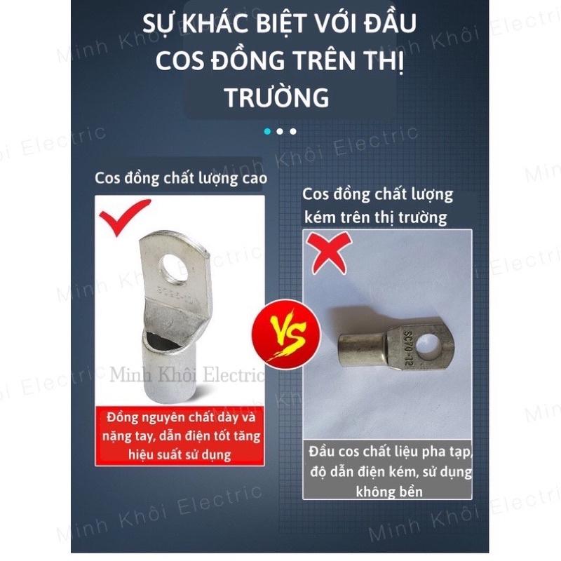 cos trần SC,cốt đồng mạ kẽm chống oxi hoá,cos dây điện, cosse