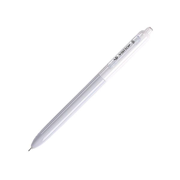Bút Gel Bấm Không Ồn Twin-Ball 0.5 mm - Writech W0161 - Mực Đen - Blue