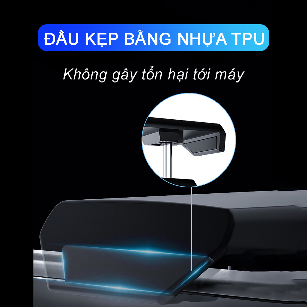 Quạt tản nhiệt điện thoại Memo FLA2 - Quạt gaming làm mát nhanh trang bị đèn Led RGB chuẩn gaming - Hàng nhập khẩu