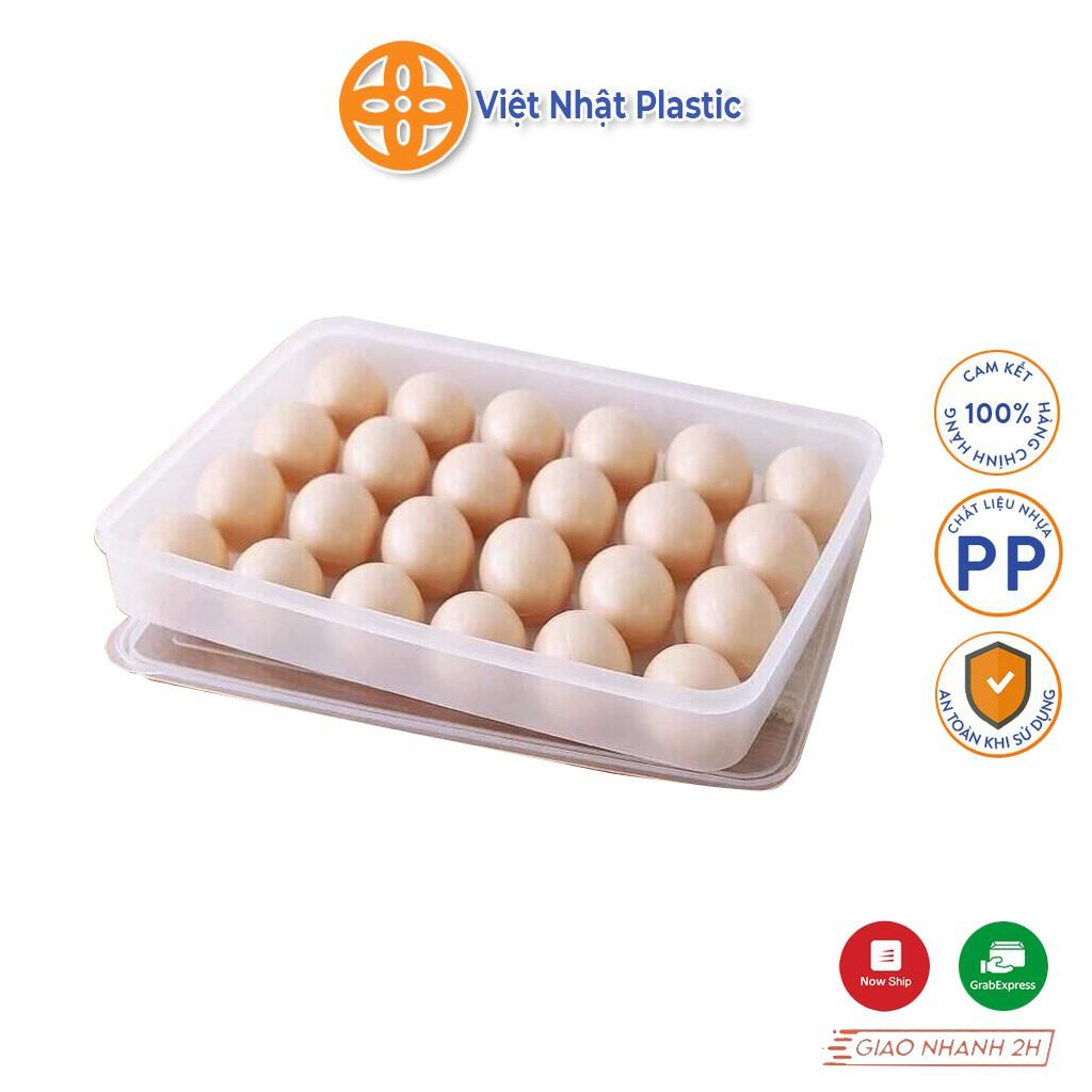 KHAY ĐỰNG TRỨNG 24 NGĂN CÓ NẮP ĐẶT TỦ LẠNH