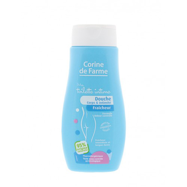 Sữa tắm làm sạch nhẹ nhàng cơ thể và bảo vệ vùng kín - Body and Intimate care Freshening - Corine de Farme (250ml)