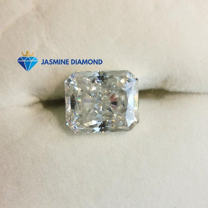 Kim cương nhân tạo Mỹ Moissanite giác cắt Radiant