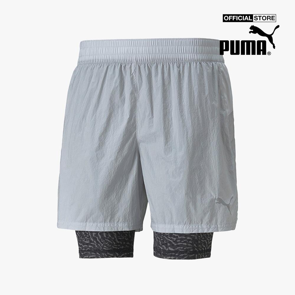 PUMA - Quần shorts thể thao nam FSTR 2 in 1 Woven 5” Running 521481