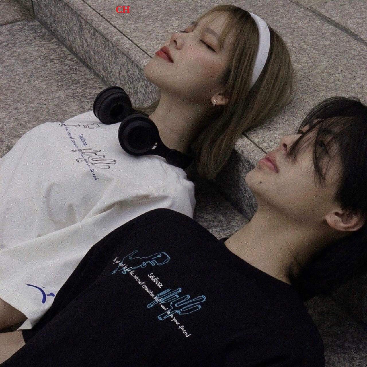 Áo thun sad boiz khủng long ngộ nghĩnh dễ thương , áo cặp đôi nam nữ siêu chất lượng