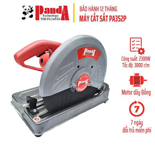 MÁY CẮT SẮT PANDA PA352P, 2300W, CÓ KÈM LƯỠI CẮT, CÔNG NGHỆ NHẬT BẢN